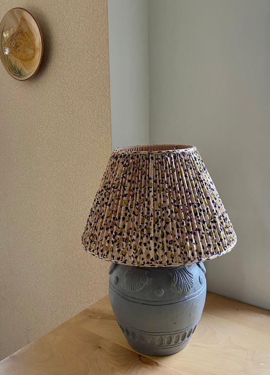 Silk sari lampshade 35 cm